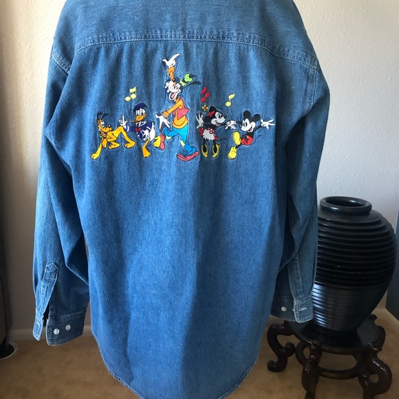 Women’s Disney Big Shirt - Denim - Picture 2 of 11